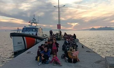 Denizin ortasında yaşam savaşı! 129 düzensiz göçmen kurtarıldı #mugla
