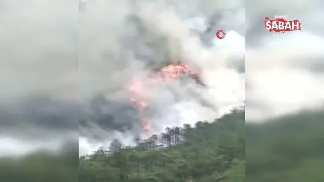 SON DAKİKA! Çin’de 132 kişiyi taşıyan yolcu uçağı düştü! İşte ilk görüntüler | Video