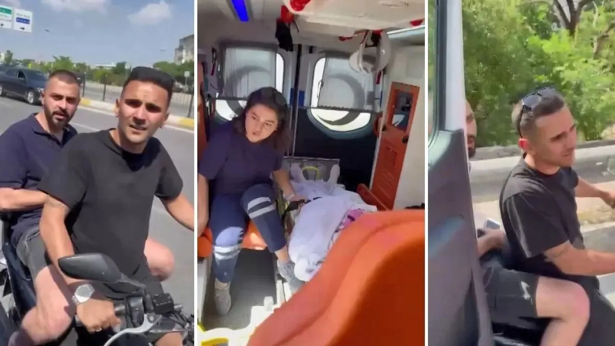 Kadıköy’de ambulansın önünü motosikletle kesen 2 şüpheli de yakalandı Kadıköy’de ambulansın önünü motosikletle kesen 2 şüpheli de yakalandı