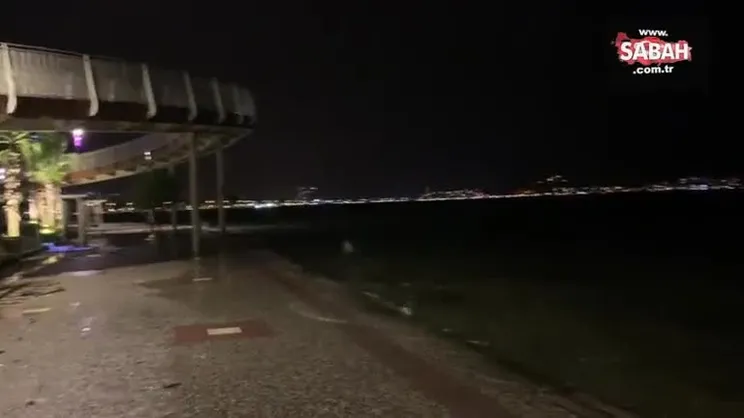 Fethiye’de deniz seviyesi yükseldi | Video