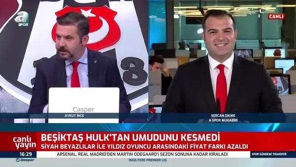 Beşiktaş'ta ilk hedef Hulk! Alternatif ise Cenk Tosun...