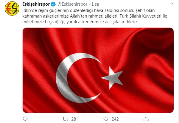 Spor camiası tek yürek! Başımız sağ olsun