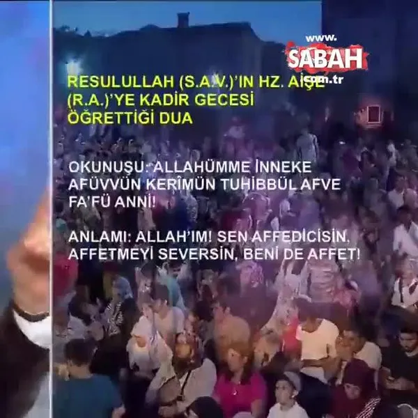 Kadir Gecesi Okunacak Dua Nihat Hatipoglu Canli Yayinda Kadir Gecesi Duasi Ve Okunusunu Paylasti Video Videosunu Izle Son Dakika Haberleri