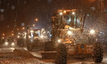 Van’da yoğun kar yağışı sonrası ekipler harekete geçti