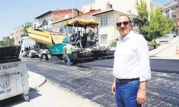 Başkan Duruay asfalt çalışmalarını denetledi