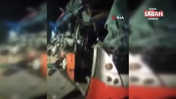 Mısır’da 60 kişiyi taşıyan otobüs devrildi, onlarca kişi hayatını kaybetti | Video