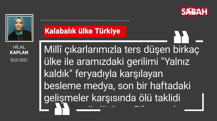 Hilal Kaplan | Kalabalık ülke Türkiye