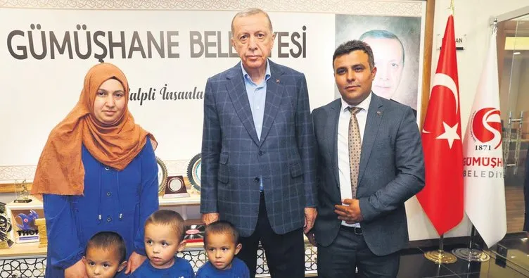 Recep, Tayyip ve Erdoğan, Reis’le buluştu
