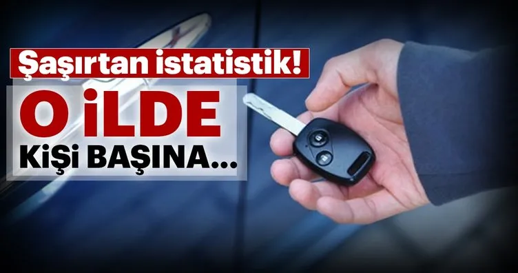 Türkiye İstatistik Kurumu açıkladı! Kişi başına düşen otomobil sayıları açıklandı