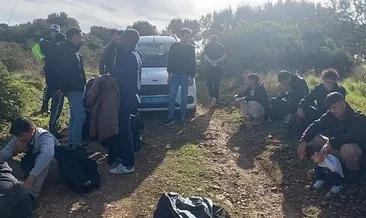 İzmir'de 37 düzensiz göçmen yakalandı #izmir
