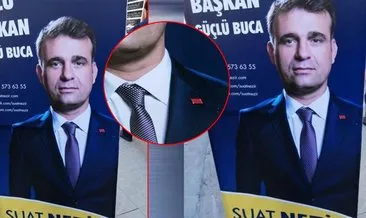 İYİ Parti’de afiş krizi: Buca Belediye Başkan adayı Suat Nezir CHP rozetli fotoğraf kullandı!