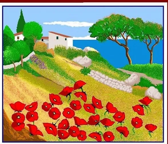 87 yaşındaki kadının paint kullanarak yaptığı resimlere inanamyacaksınız!