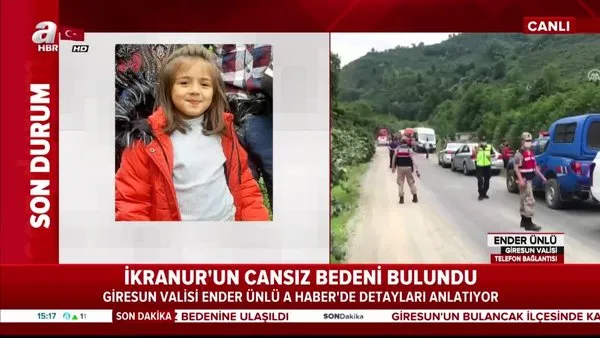 Son dakika: Giresun'da kaybolan İkranur Türsi'nin cansız bedeni bulundu | Video