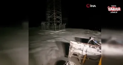 Hasar gören baz istasyonları Türk Telekom ekipleri tarafından ayağa kaldırılıyor | Video