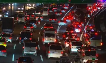 İstanbul'da akşam saatlerinde trafik yoğunluğu #istanbul