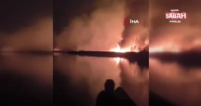 Eber Gölü’nde yangın