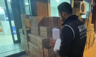 İstanbul’da kaçak alkol operasyonu: 3 ton ele geçirildi
