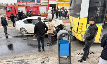 Siirt’te araç otobüsle çarpıştı: 3 yaralı
