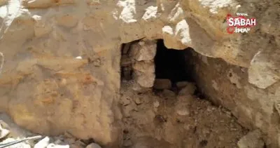 Başakşehir’de yapılan inşaat çalışması esnasında tarihi mağara ve kanal bulundu | Video