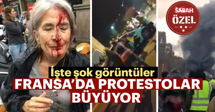 Fransa protestolar büyüyor