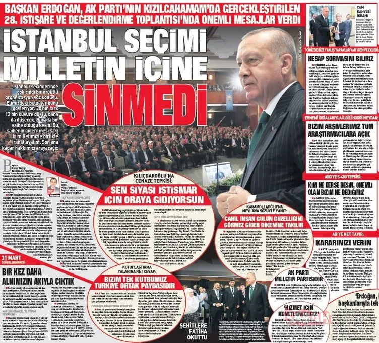 Türkiye İstanbul seçimlerindeki şaibe skandalını SABAH'tan okudu!