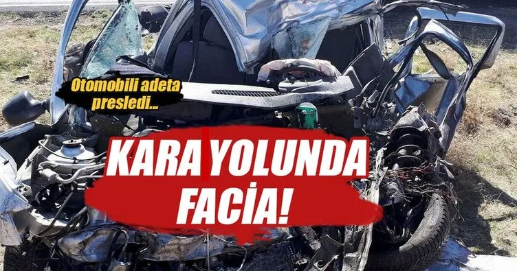 TIR’la otomobil çarpıştı: 2 ölü 3 yaralı