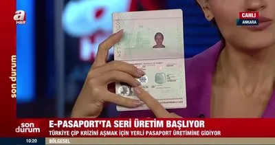 İçişleri Bakanı Soylu basım tarihini açıkladı: E-Pasaport’ta seri üretim başlıyor | Video