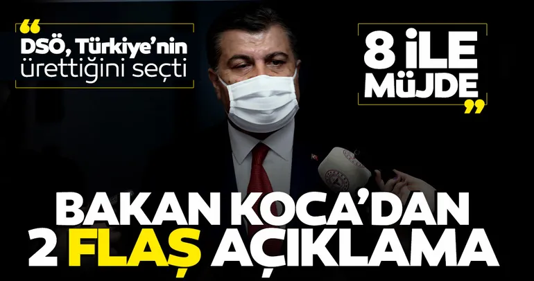 Son dakika haberler: Sağlık Bakanı Fahrettin Koca açıkladı! 8 ile müjde geldi...