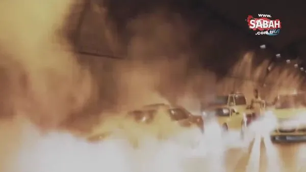 İstanbul’da tüneli kapatan lüks otomobilli magandalar terör estirdi