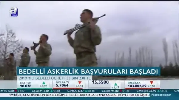Bedelli askerlik başvuruları başladı