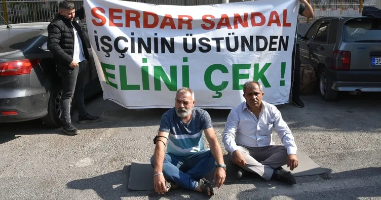 Belediye önünde oturma eylemi başlattı!