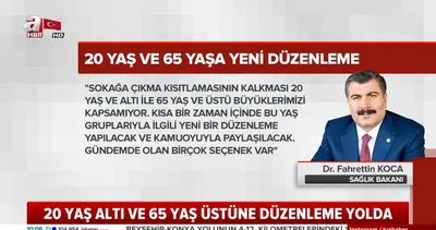 Sağlık Bakanı Koca’dan 20 yaş altı ve 65 yaş üstü kısıtlaması bitişi hakkında flaş açıklama | Video