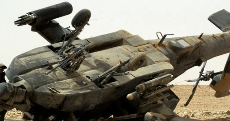 Afganistan’da helikopter düştü: 2 yaralı