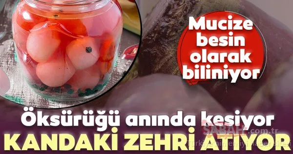 Kanı temizliyor ve öksürüğü anında kesiyor!