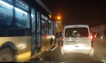 İETT otobüsü arızası trafiği kilitledi #istanbul