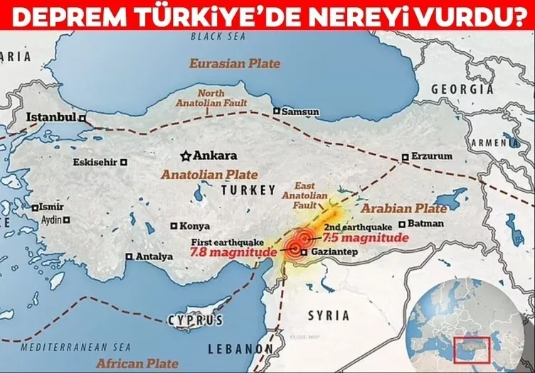 3-4 metre kayan levha uydudan böyle görüntülendi: 'Dünyanın yüzeyinde fay hattı kopması'