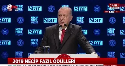 Başkan Erdoğan Necip Fazıl Ödülleri gecesinde bu şiiri okudu