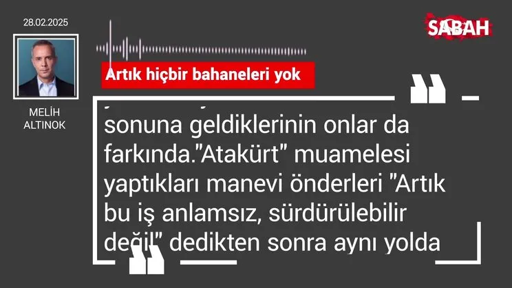Melih Altınok | Artık hiçbir bahaneleri yok