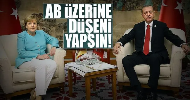 Cumhurbaşkanı Erdoğan ile Merkel görüştü!