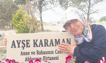 Haftanın iki günü kızının mezarında