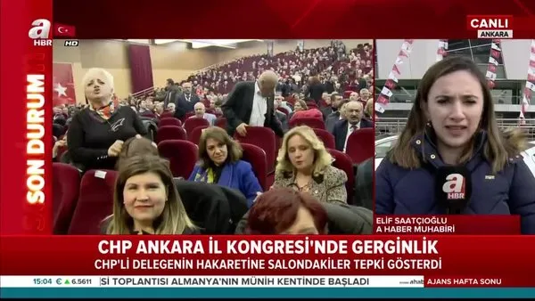 CHP'nin Ankara İl Kongresinde rezalet olay! Kadınlara hakaret edildi | Video