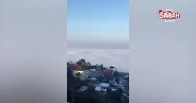 İstanbul Boğazı’nda sisli manzara büyüledi | Video