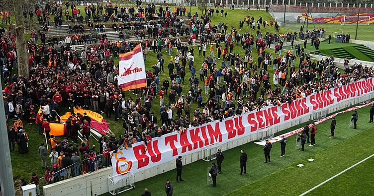 Lider Galatasaray’da coşkulu antrenman!
