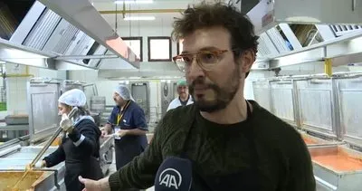 İtalyan şef Danilo, Malatya’da depremzedeler için mutfağa girdi