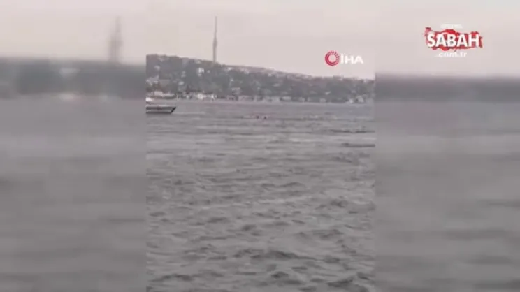 İstanbul’da korku dolu anlar: Beşiktaş’ta tekne alabora oldu! Suya düşen 4 kişi kurtarıldı | Video