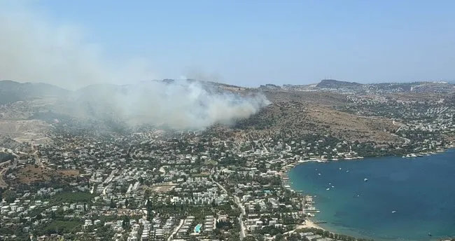 Bodrum’daki makilik yangını kontrol altında