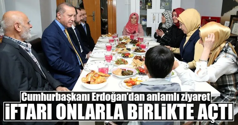 Cumhurbaşkanı Erdoğan’dan anlamlı ziyaret