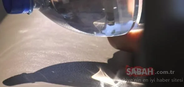 Pet şişeyi sakın arabada böyle bırakmayın! Yoksa...