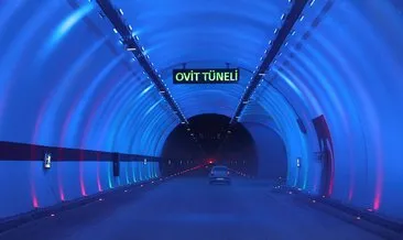 Ovit Tüneli ulaşıma açıldı!