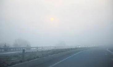 Yoğun sis trafiği aksattı